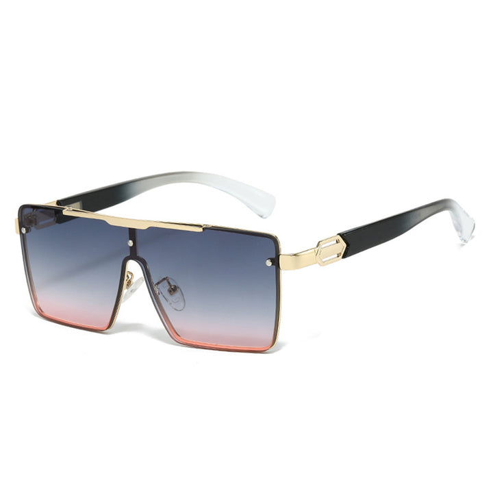 Damen Modische Oversized-Sonnenbrille im exklusiven Schildpatt-Design Karnz