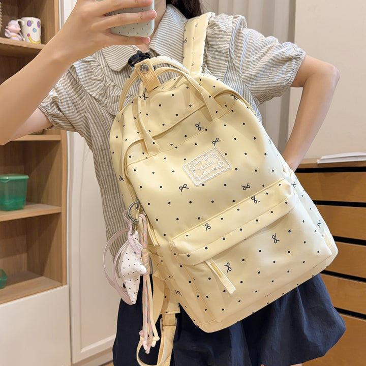 Stylischer gepunkteter Rucksack Karnz