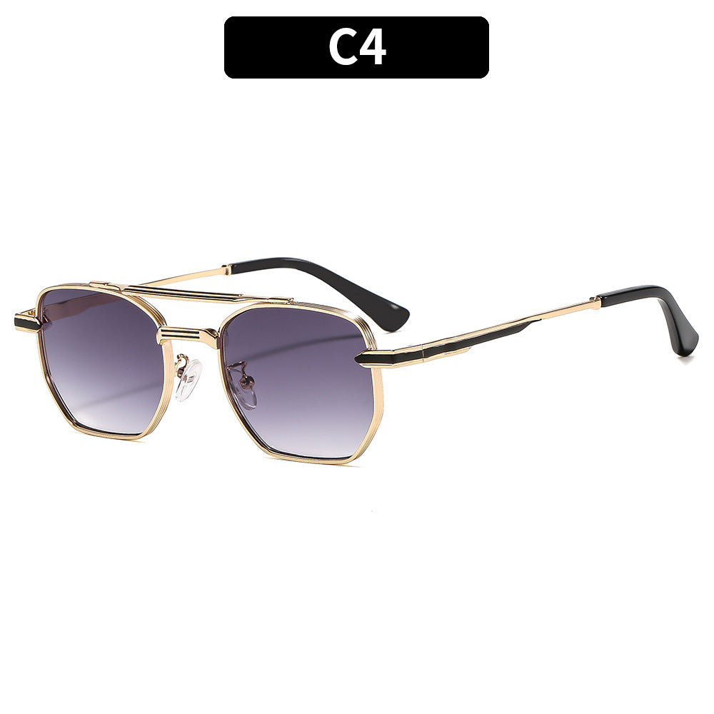 Damen Elegante Sonnenbrille im Retro-Stil mit einem luxuriösen Rahmen Karnz