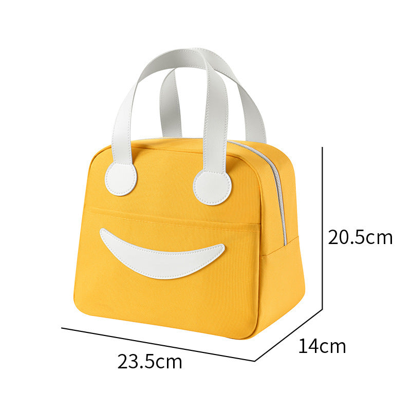 Süßes Smiley-Gesicht Lunchbag Karnz