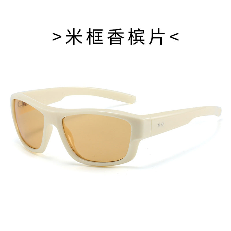 Damen Sport-Sonnenbrille mit robustem Rahmen und UV-Schutz Karnz