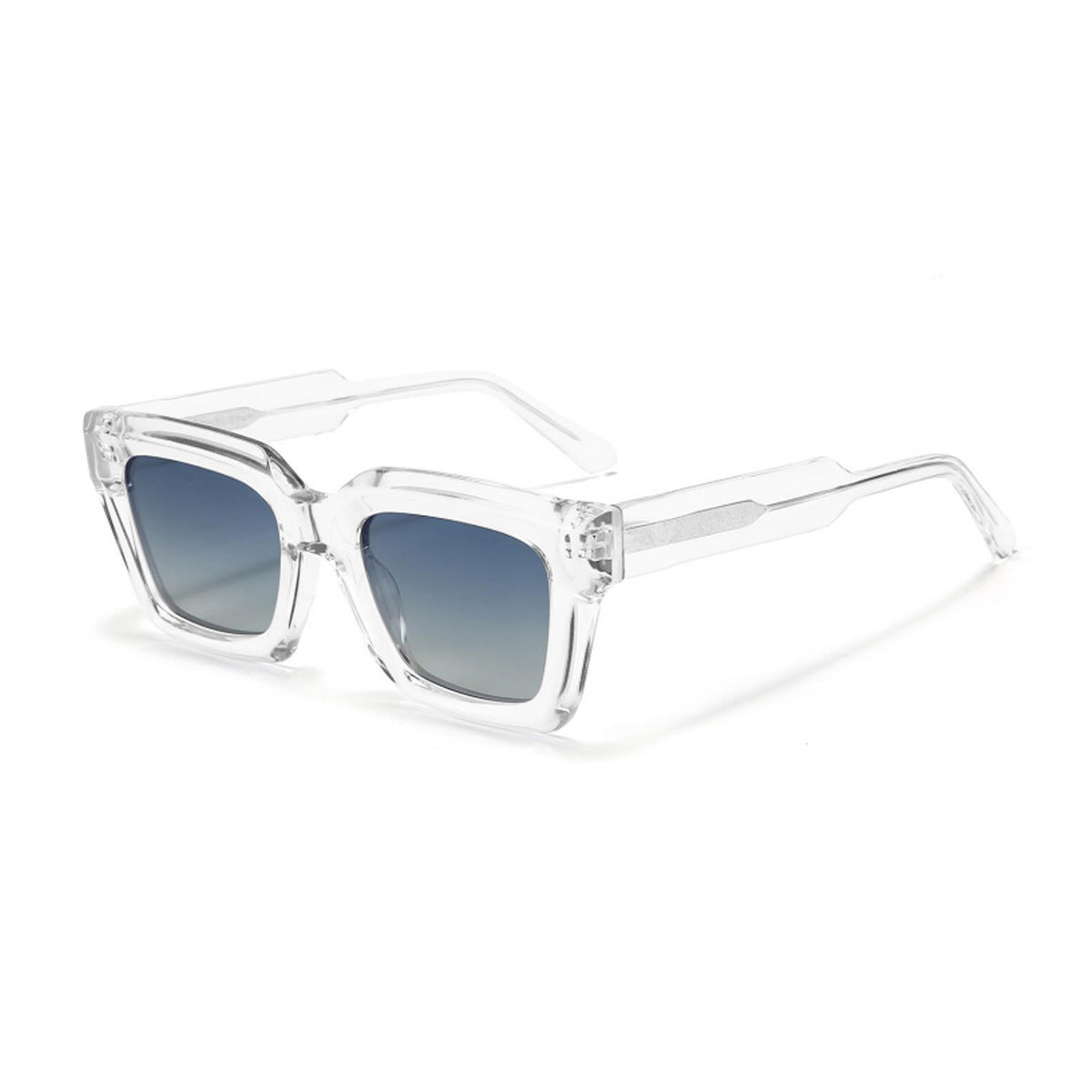 Damen quadratische Sonnenbrille mit modernem Kunststoffrahmen und sanften Gläsern Karnz