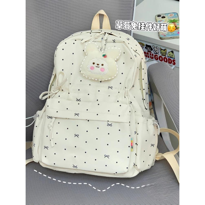 Stylische Polka Dot Freizeit Rucksack Karnz