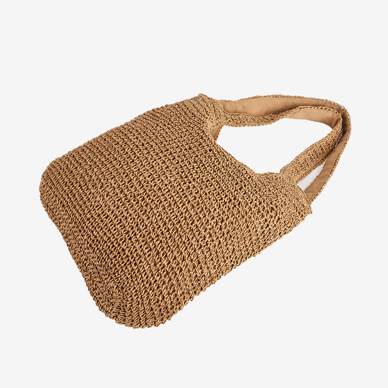 Damen Handgefertigte Naturmaterial Einkaufstasche Karnz