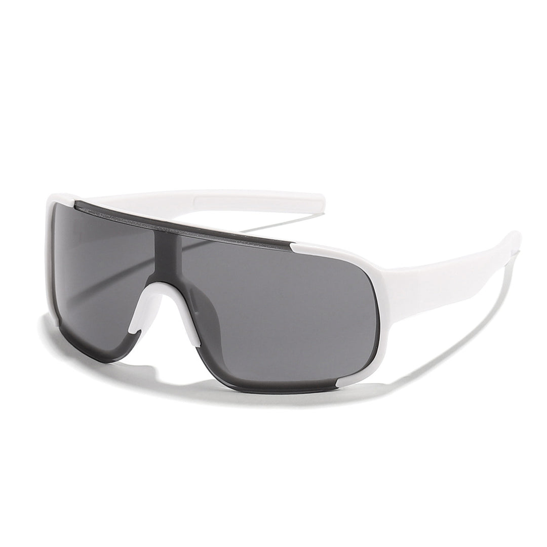 Damen Sportliche Shield-Sonnenbrille Karnz