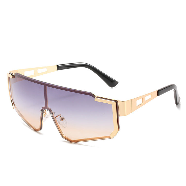 Damen futuristische Oversized Sonnenbrille Karnz