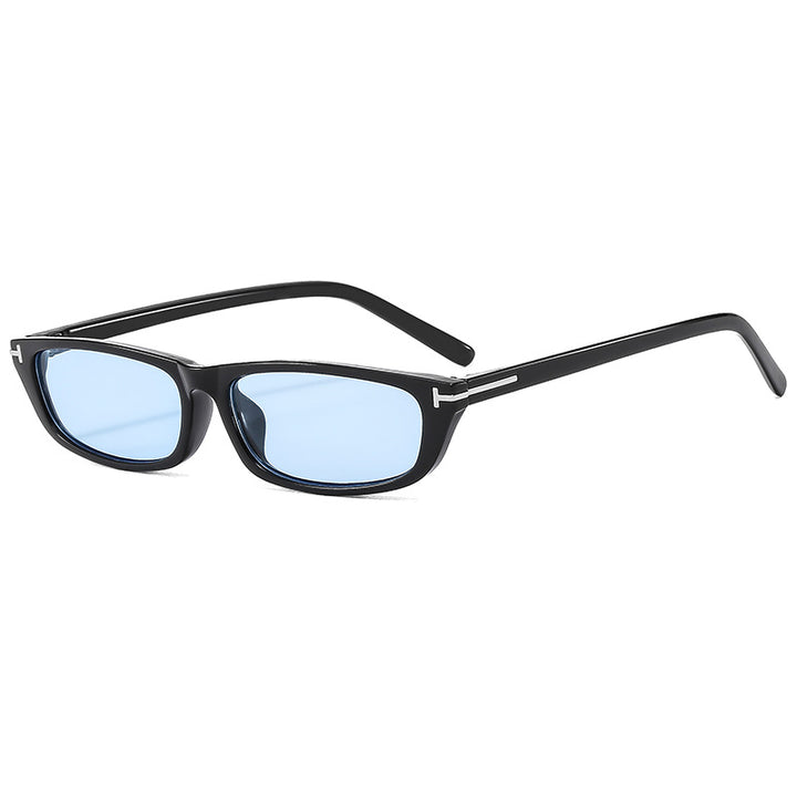 Vintage-inspirierte rechteckige Sonnenbrille