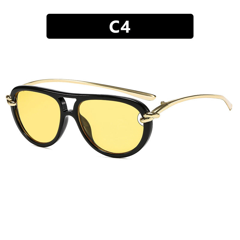 Damen Retro-Sonnenbrille mit elegantem Rahmen und polarisierten Gläsern Karnz