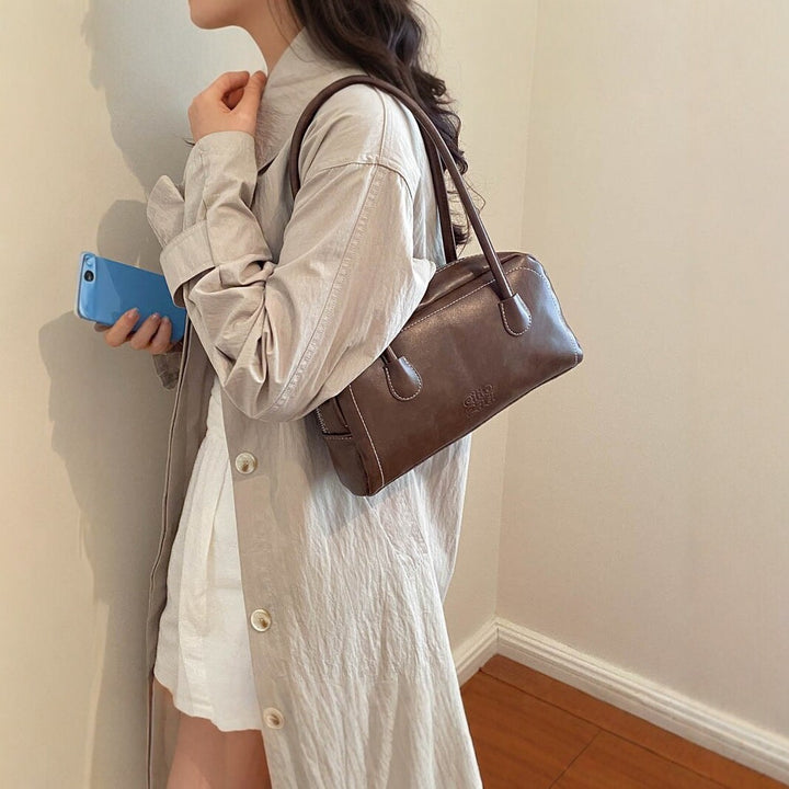 Elegante Lederhandtasche