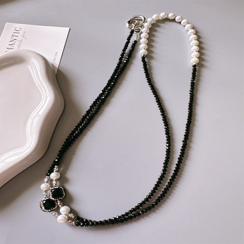 Elegante Perlen-Aussage-Halskette Karnz