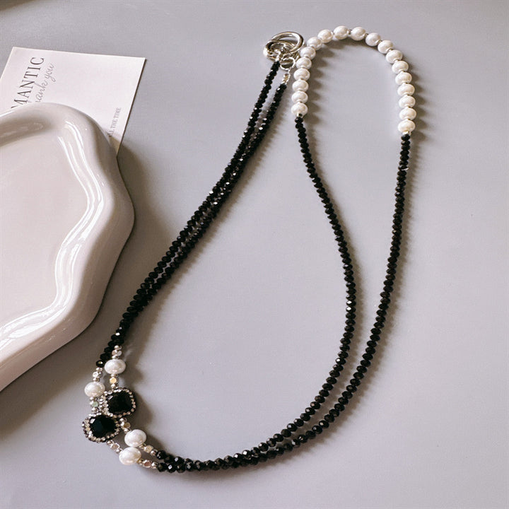 Elegante Perlen-Aussage-Halskette Karnz