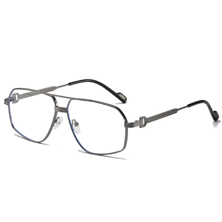 Stylische Rechteckige Brille Karnz