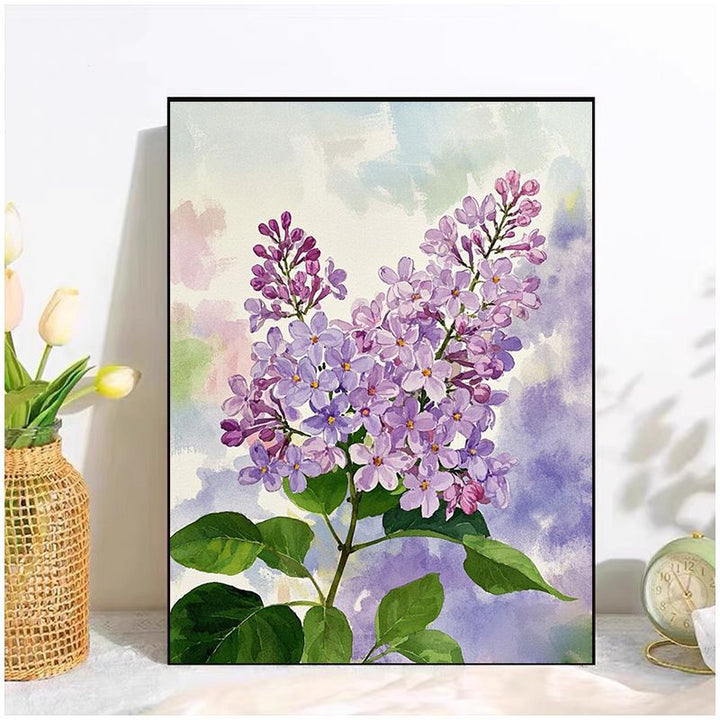 Floral Aquarell Leinwand Kunst-Druck Karnz