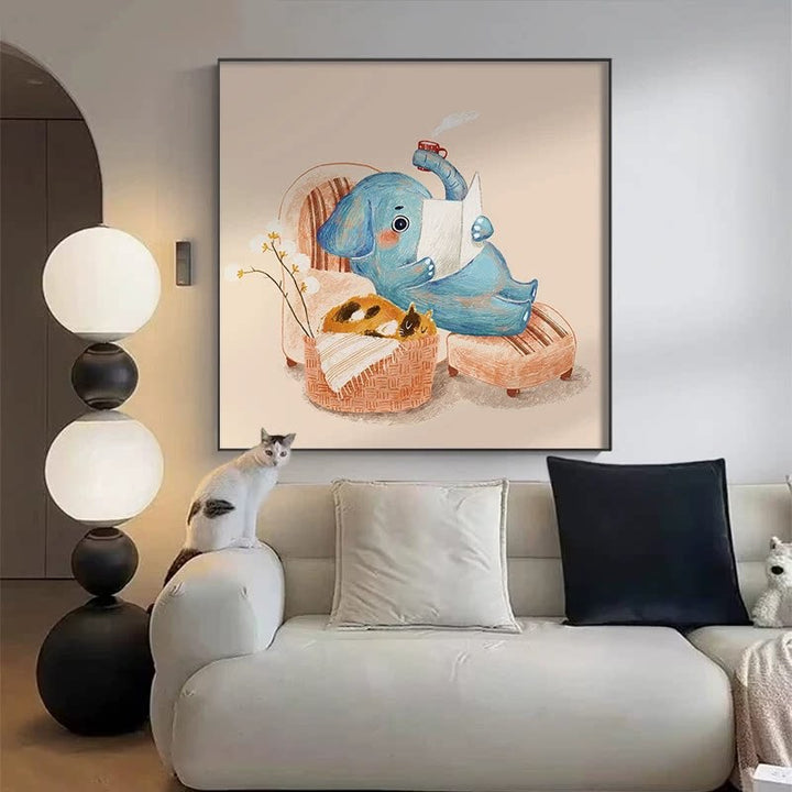 Verspielt Sternen Kinder Wandkunst
