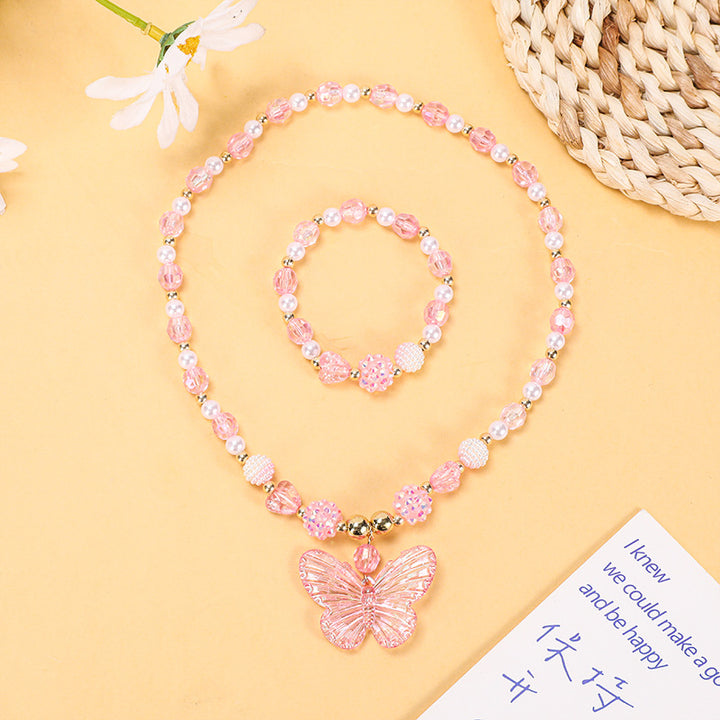 Butterfly Charm Schmuckset Karnz