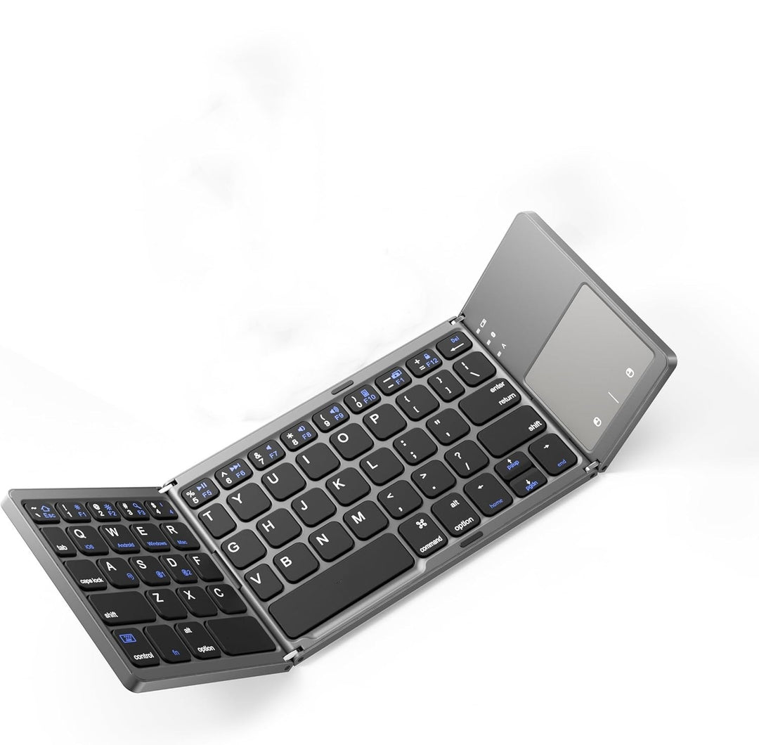Faltbare Bluetooth-Tastatur mit leisen Schaltern Karnz