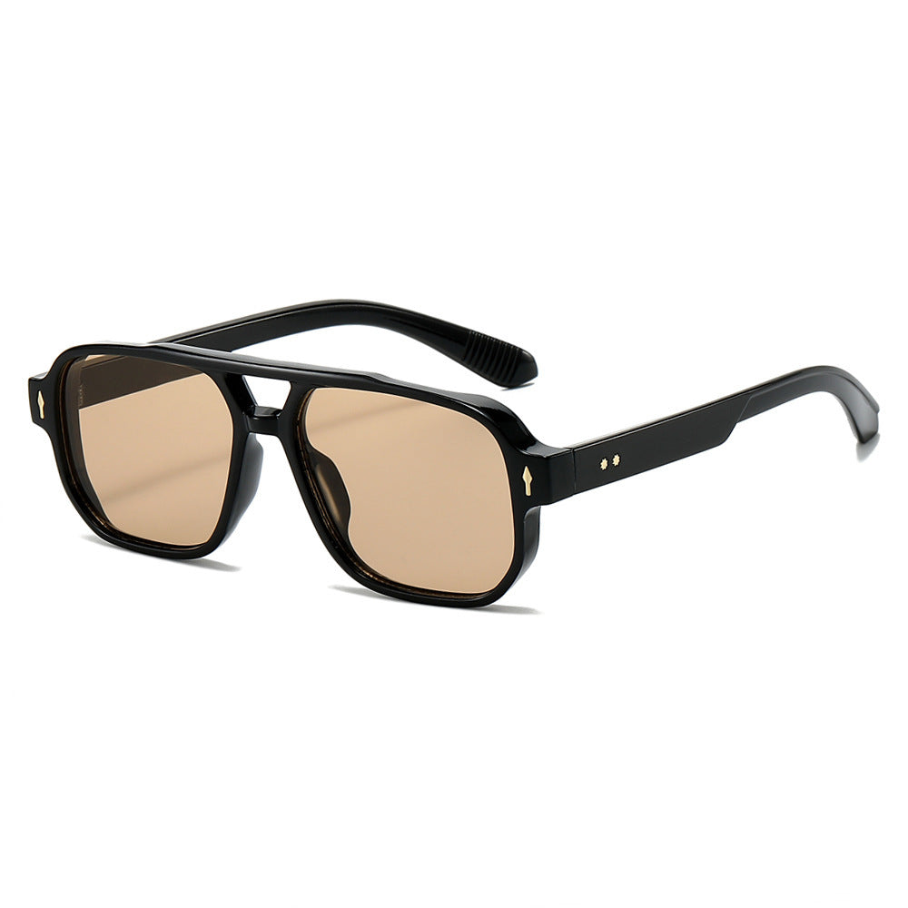 Oversized geometrische Sonnenbrille mit verbesserter UV-Schutz Karnz