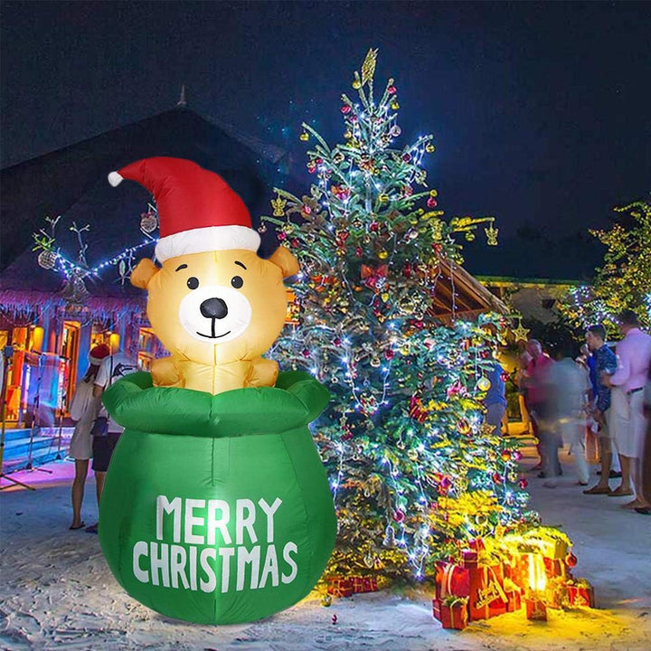 Aufblasbare Weihnachtsbären-Dekoration