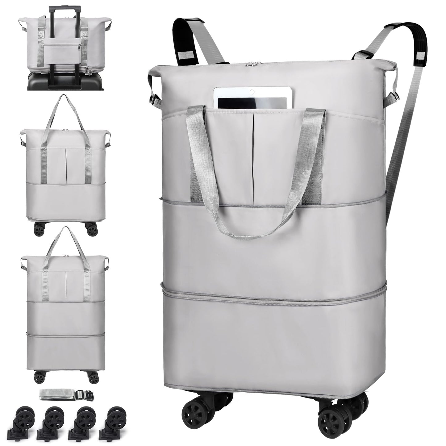 Damen Rollbare Einkaufstasche Karnz