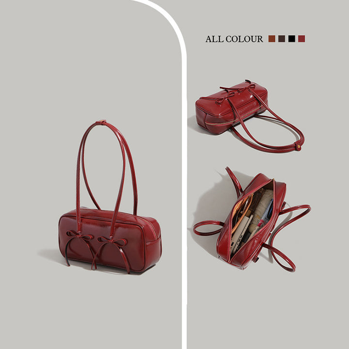 Stylische Leder Tote Karnz