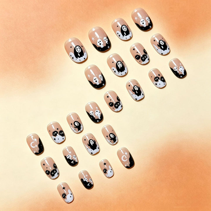 Halloween-Themed Fun Press-On Nail Art Karnz