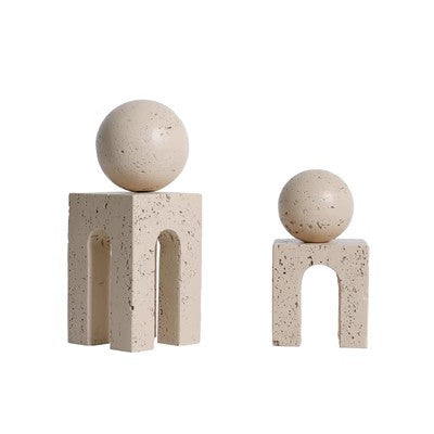 Minimalistische abstrakte Skulptur
