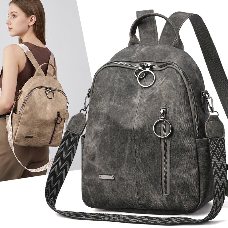 Vintage Leder Rucksack Karnz