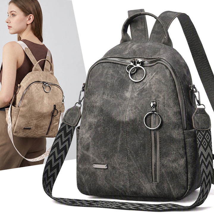 Vintage Leder Rucksack Karnz