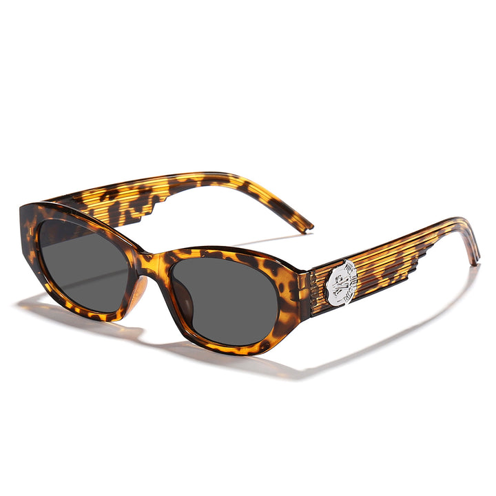 Damen Designer-Sonnenbrille im eleganten Transparentdesign Karnz