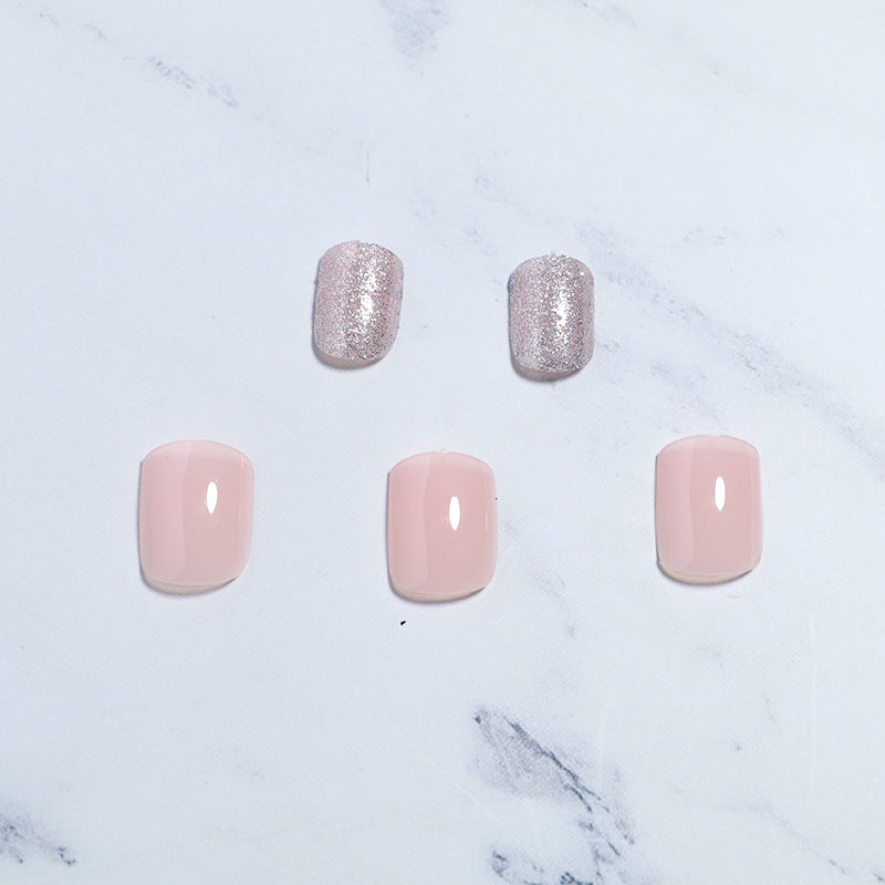 Premium Glänzendes Press-On Nagelset Karnz