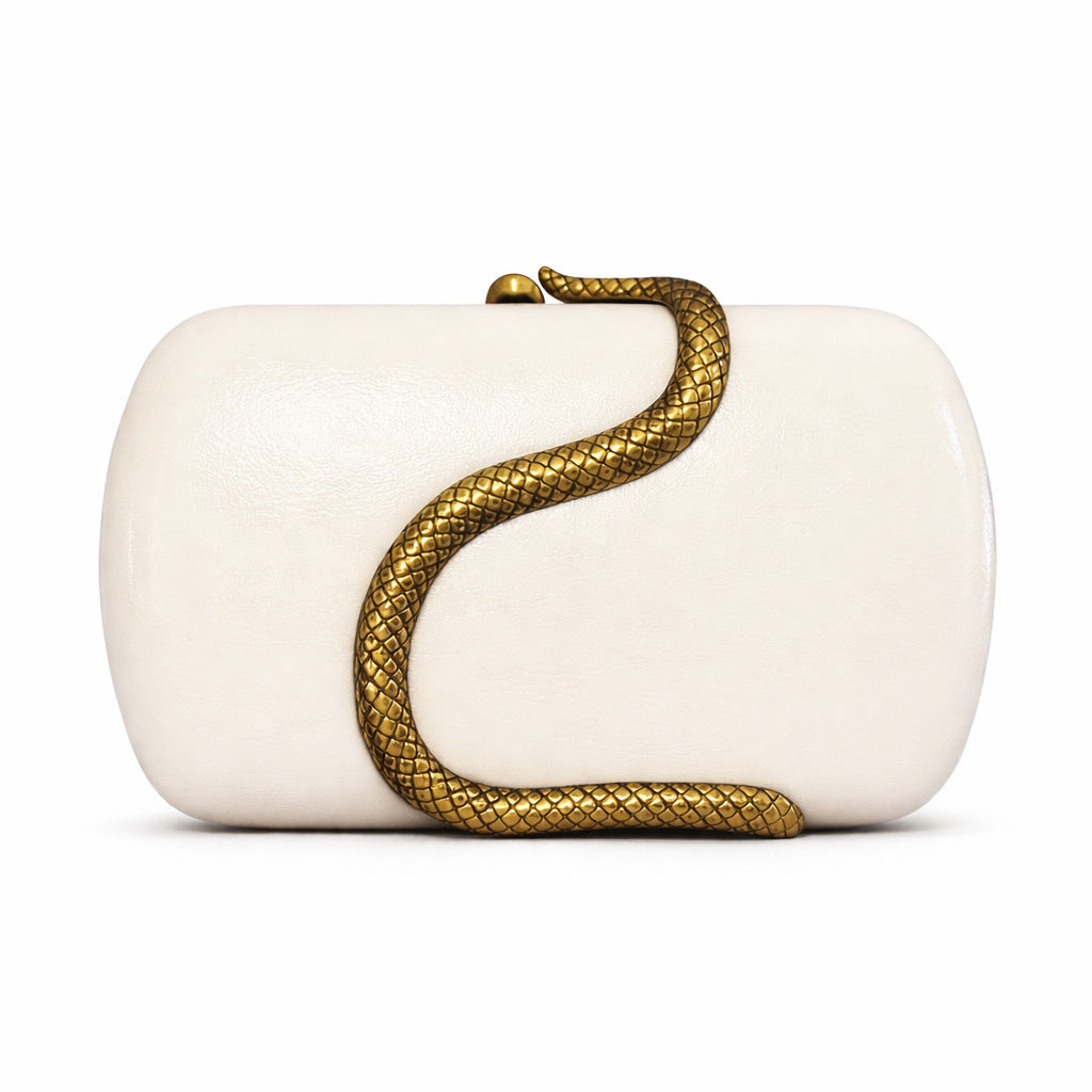 Strukturierte Kettentragehandtasche
