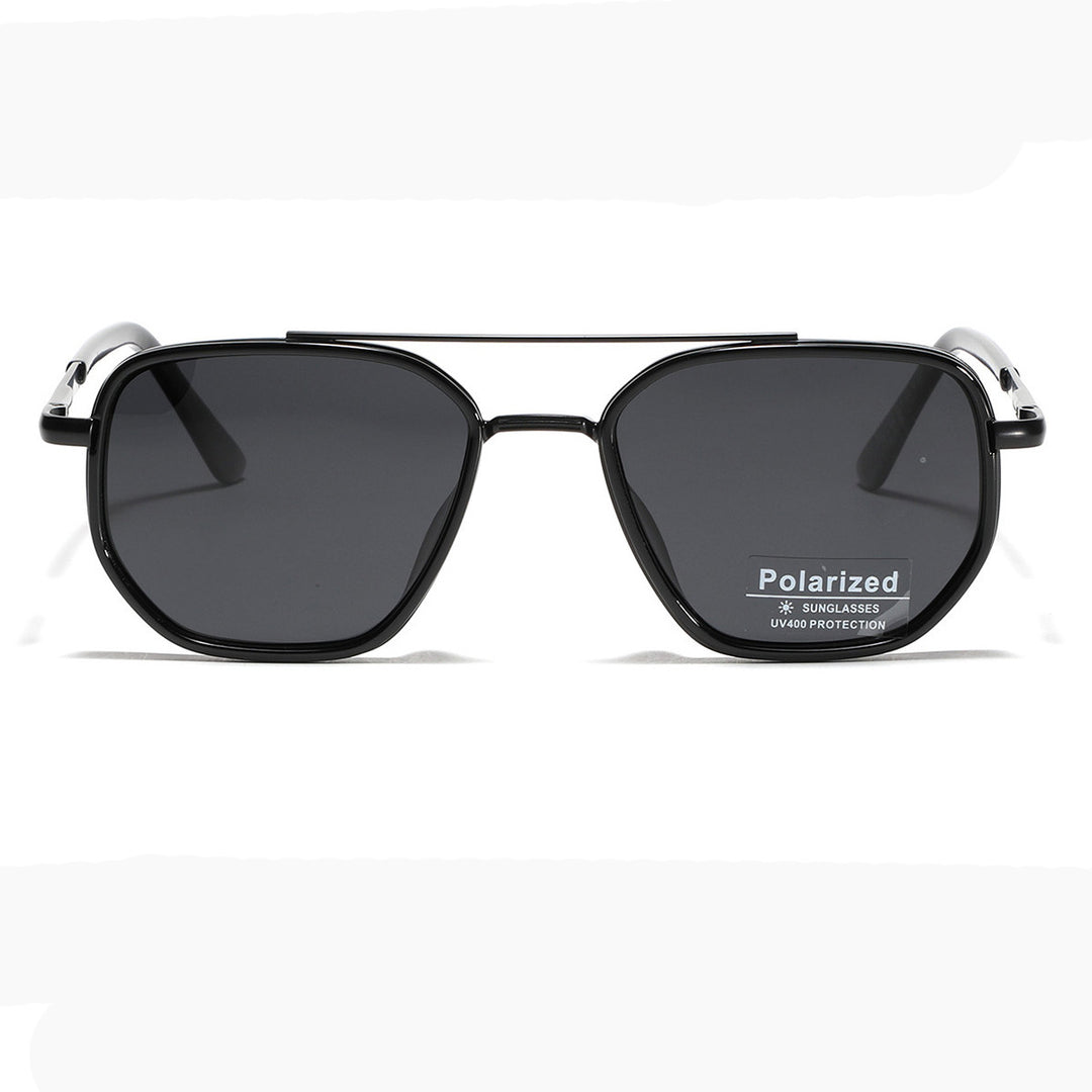 Damen Quadratische Sonnenbrille mit polarisierten Gläsern und elegantem Metallrahmen Karnz