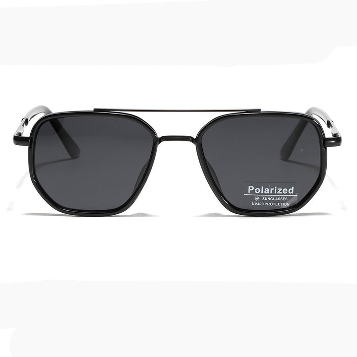 Damen Quadratische Sonnenbrille mit polarisierten Gläsern und elegantem Metallrahmen Karnz