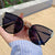 Damen Cat-Eye Sonnenbrille mit eleganten akzentuierten Gläsern Karnz