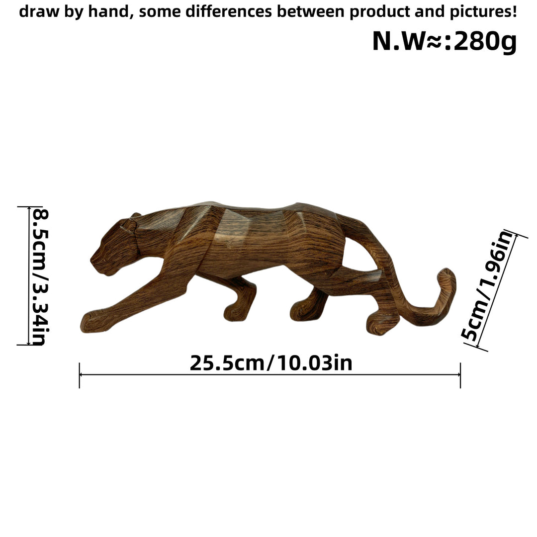 Dekorative Panter Skulptur Karnz