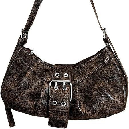 Schultertasche mit Trendigem Design und Dekorativem Schnallenverschluss Karnz