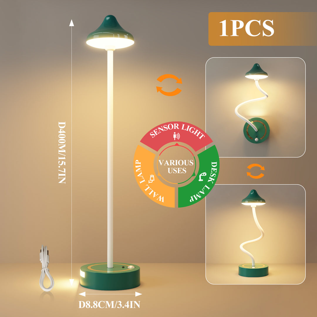 Vielseitige sensoraktivierte Tisch- und Wandlampe
