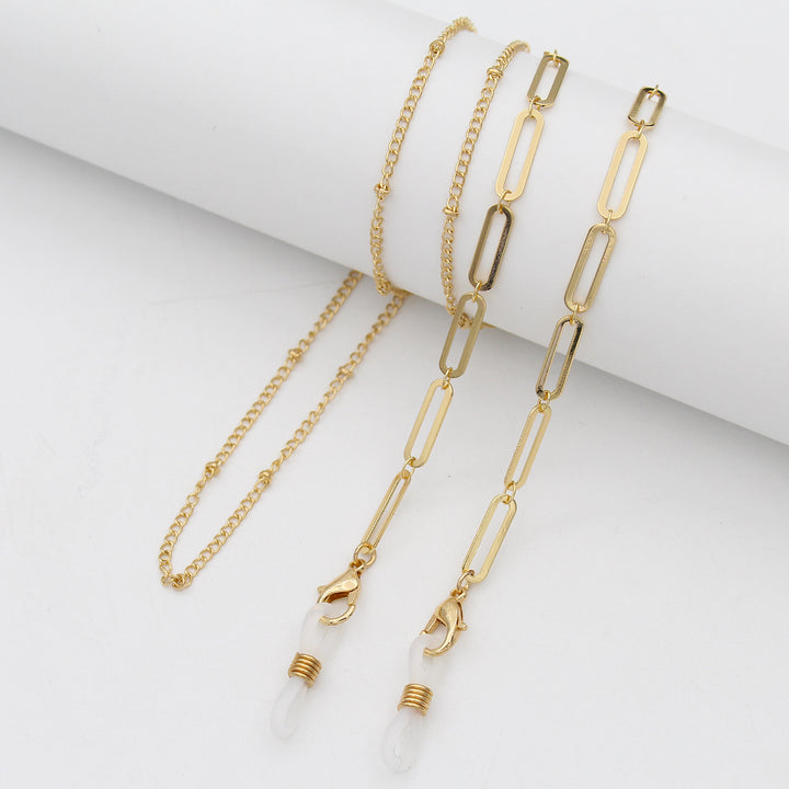 Schichtige Goldkette Armband Karnz