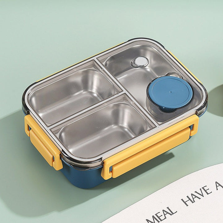 Edelstahl Bento-Box mit auslaufsicherem Deckel