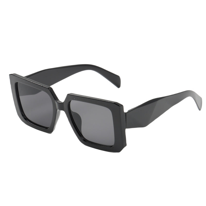 Damen modische oversized Sonnenbrille im Leopardenmuster Karnz