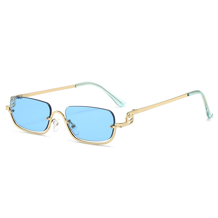 Elegante Übergroße Rechteck Sonnenbrillen