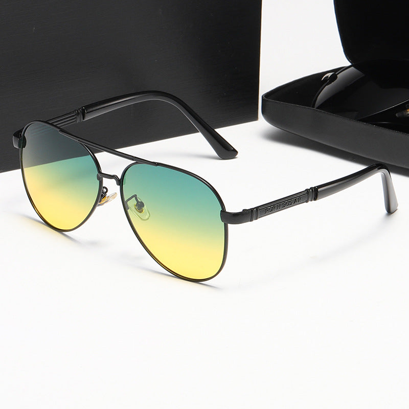 Damen Elegante Piloten-Sonnenbrille mit hochwertigen Polarisationsgläsern Karnz