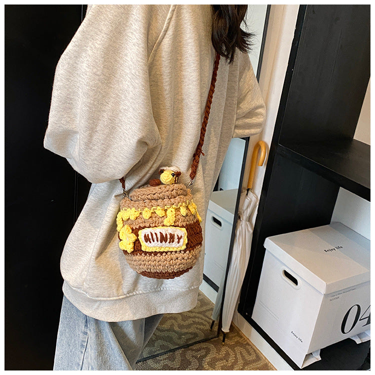 Handgefertigte Häkel-Mini-Tasche