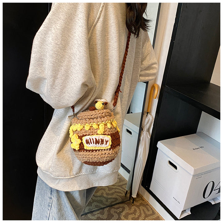 Handgefertigte Häkel-Mini-Tasche
