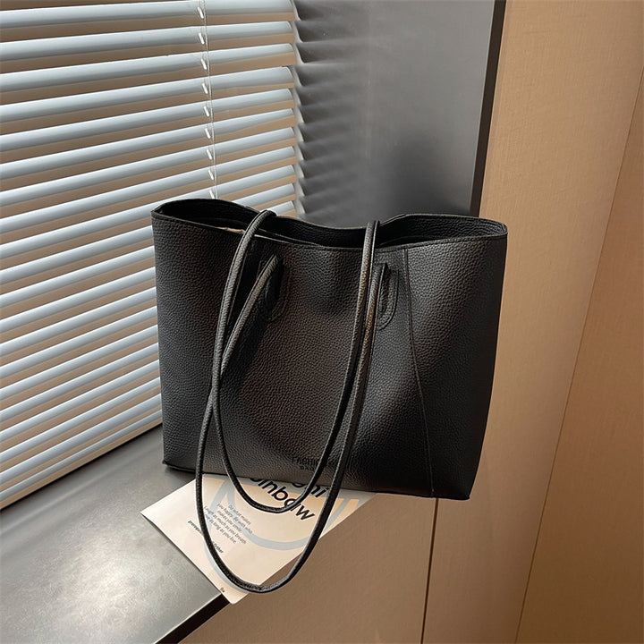Moderner Minimalistischer Leder Tote