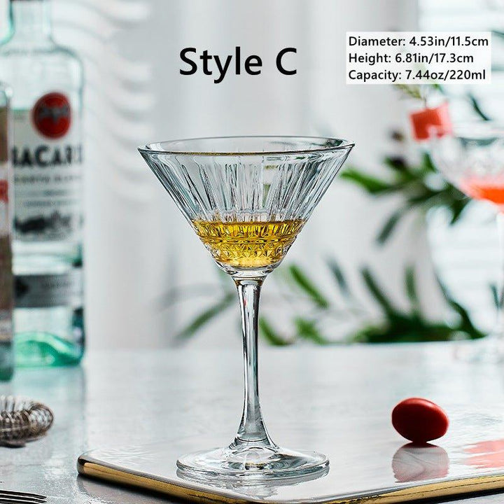 Gemusterte Martini Cocktailgläser | Karnz