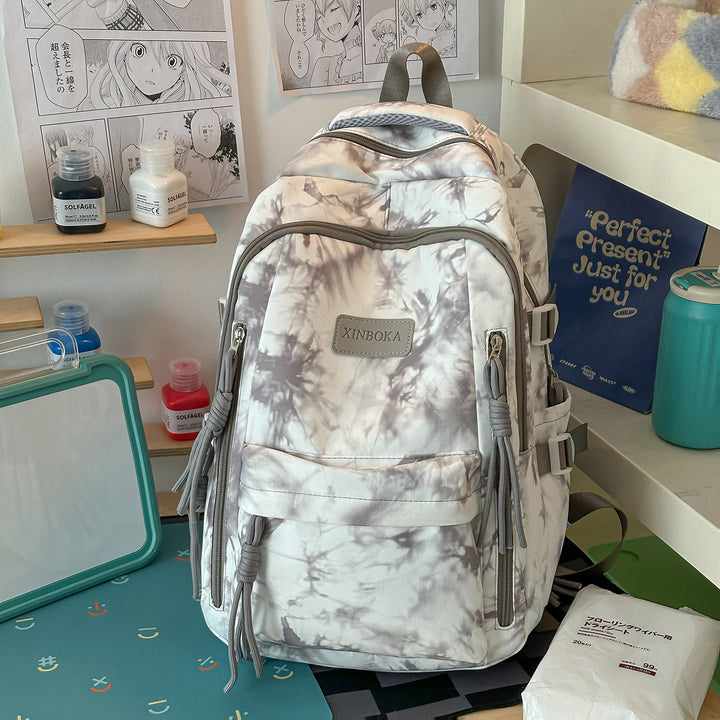 Trendige Marmor-Muster-Rucksack Karnz