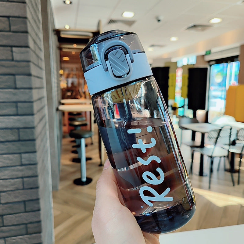 Damen Ergonomische Wasserflasche für Fitness Karnz