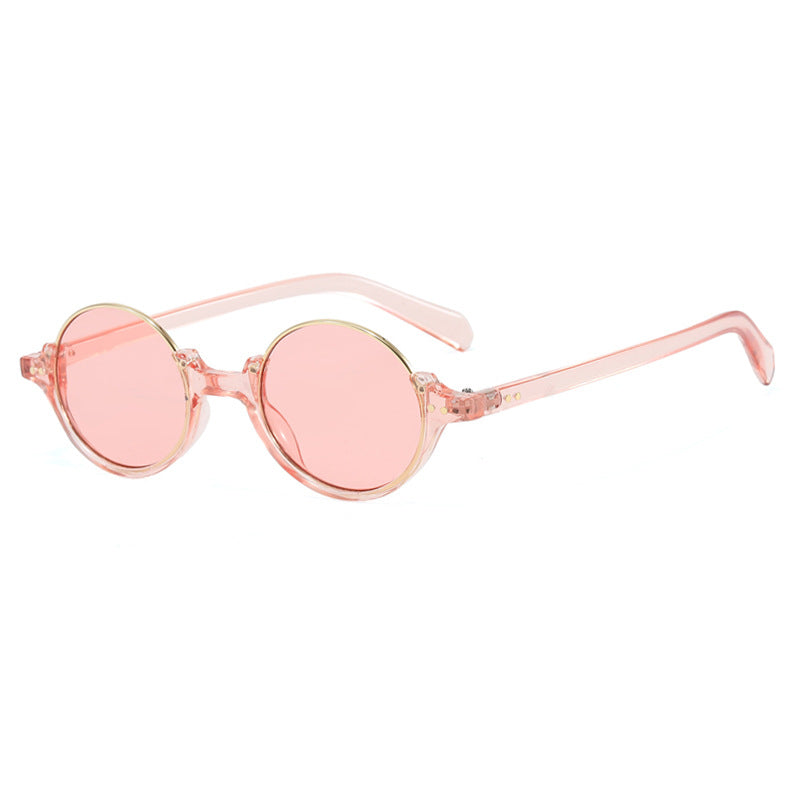 Damen runde Sonnenbrille mit elegantem Kunststoffrahmen Karnz