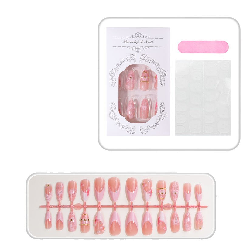 Dekoratives Press-On Nagelset Karnz
